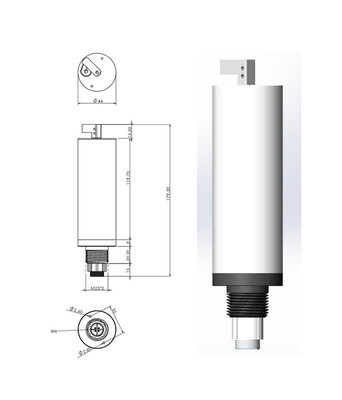 Fluorescence Method Blue Green Algae Chlorophyll Probe Sensor for Continuous Monitoring