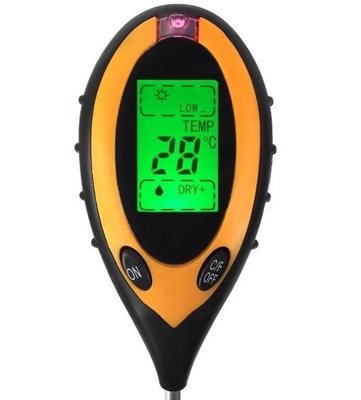 Plastics and Stainless Metal 4-in-1 Soil Fertility Tester for Garden Farm Greenhouse