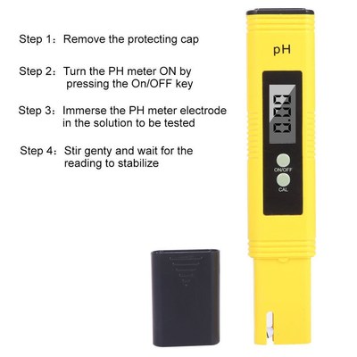 Acidity Water pH Meter for Home School Laboratory Professional Digital Pen Type Tester
