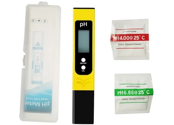 Yellow LCD Digital PH Pen Water Tester Pocket Portable PH Meter Tester for Water