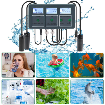 Lab Pool Water Tester Tuya WiFi 8 in 1 Digital PH/TEMP/ORP/PPM/EC/SALT/S.G/CF Testing