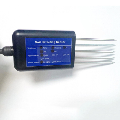 7 in1 Soil Sensor for Measuring EC Conductivity PH NPK Temperature Moisture 5 Pin Output
