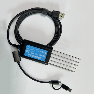 Horizontal Installation Moisture Sensor for Agriculture 7 in 1 USB NPK/PH/EC Temp Analyzer