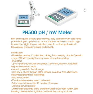 Multifunctional Benchtop Digital Meter for pH mV EC Measurement in Lab Water Testing