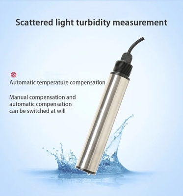 Highly Accurate RS485 4-20mA Nephelometer Water Turbidity Sensor for River in Industry