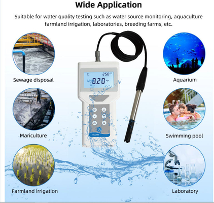 High Precision PH Sensor Handheld Portable Dissolved Oxygen Meter for Aquaculture
