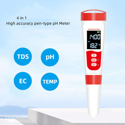 PH Range Accuracy±0.05 pH Digital Water Tester for Pool Aquariums Drinking Water