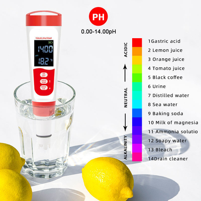 PH Range Accuracy±0.05 pH Digital Water Tester for Pool Aquariums Drinking Water