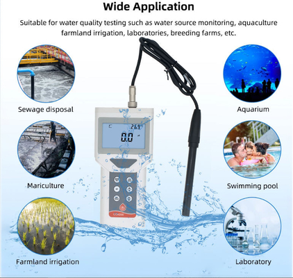 Portable Water Monitoring Handheld LCD Conductivity Tester 3 IN 1 High Precision
