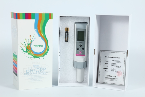 Water PH Meter Pen Type Ozone Meter with Measuring Range 0-10.00 mg/L and Big Screen