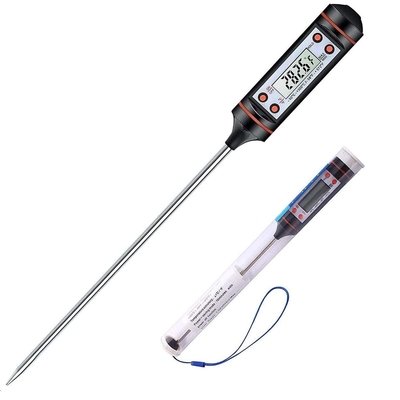 Kitchen Cooking BBQ Food Thermometer Stainless Steel Probe Temperature Range -50C-300C