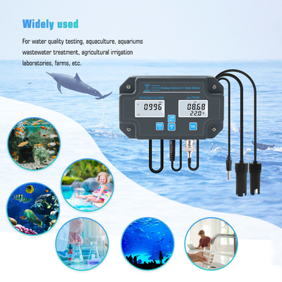 Customized Wifi Water Tester PH-3988 6 in 1 Salt S.G.Temp PH EC TDS Meter for Aquariums