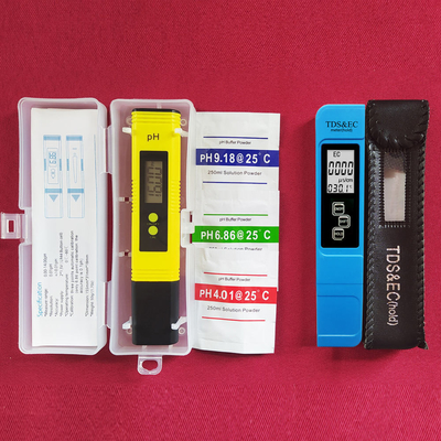 PH TDS EC Temperature Meter Combo Measuring Range 0-14ph 0-9990ppm 0-9990us/cm 3V Pen Type