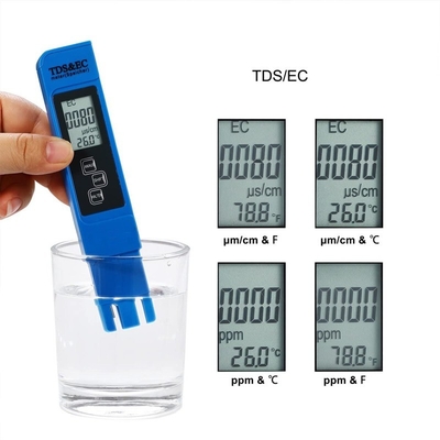 LCD Display 3 in 1 ATC Temperature TDS EC Meter Portable for Aquarium Pool Hydroponic