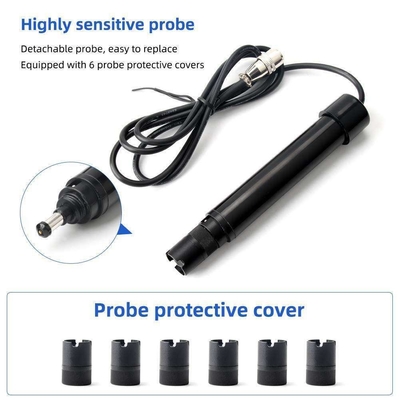 LCD Display Dissolved Oxygen Meter Temperature Water DO Tester for Aquaculture Analysis