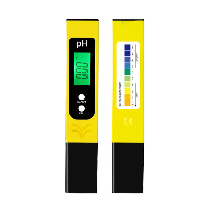 Yellow LCD Digital PH Pen Water Tester Pocket Portable PH Meter Tester for Water