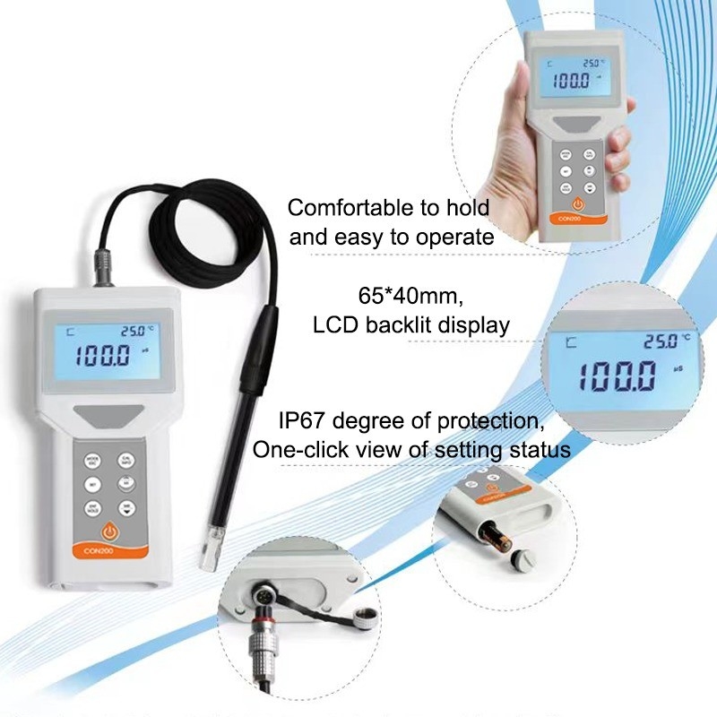 High Precision PH Sensor Handheld Portable Dissolved Oxygen Meter for Aquaculture